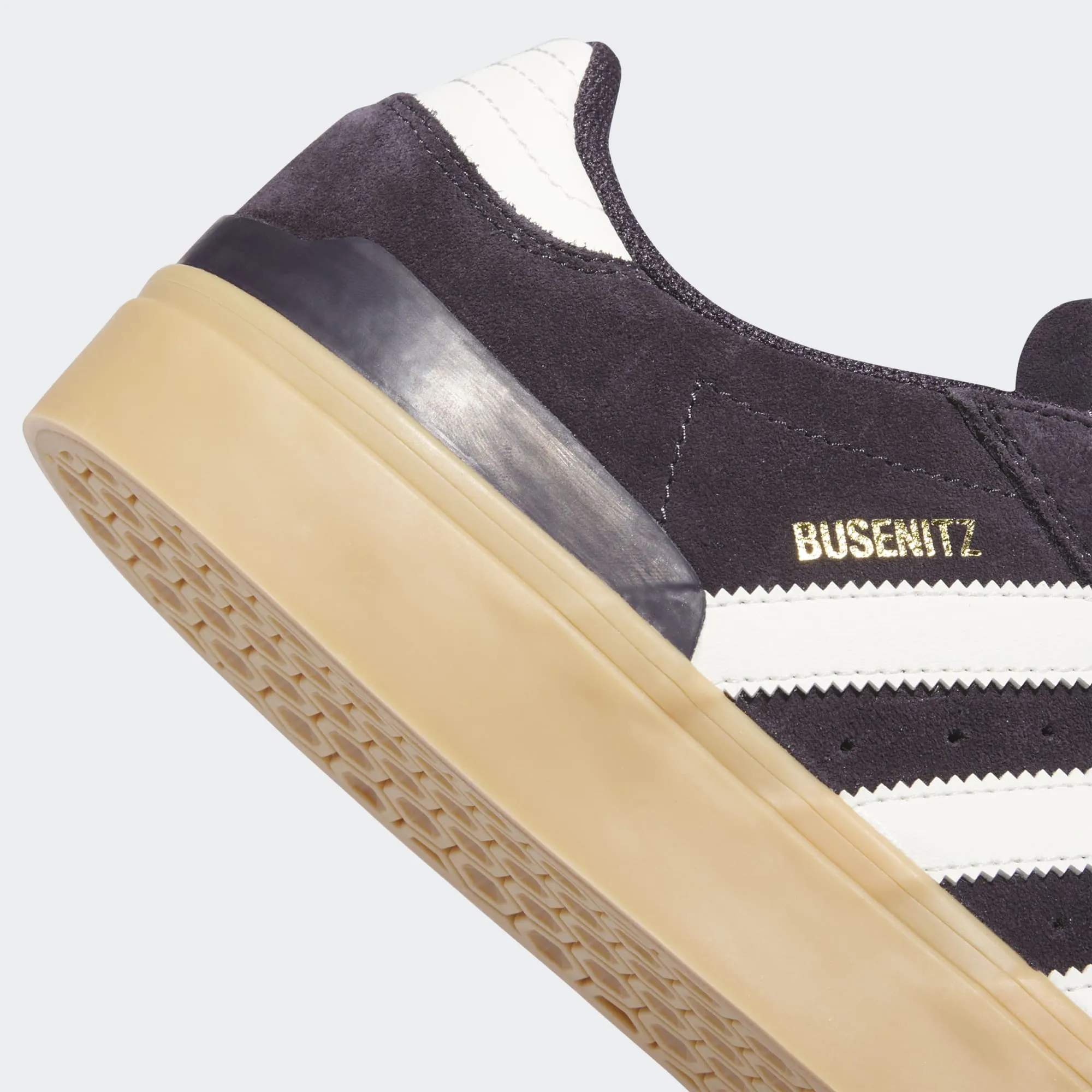Adidas Busenitz Vulc II Skateboard Shoe - Aurora Black/Off White/Gum