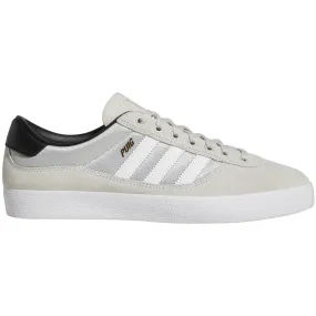Adidas Puig Indoor Skateboard Shoe - White/White/Grey