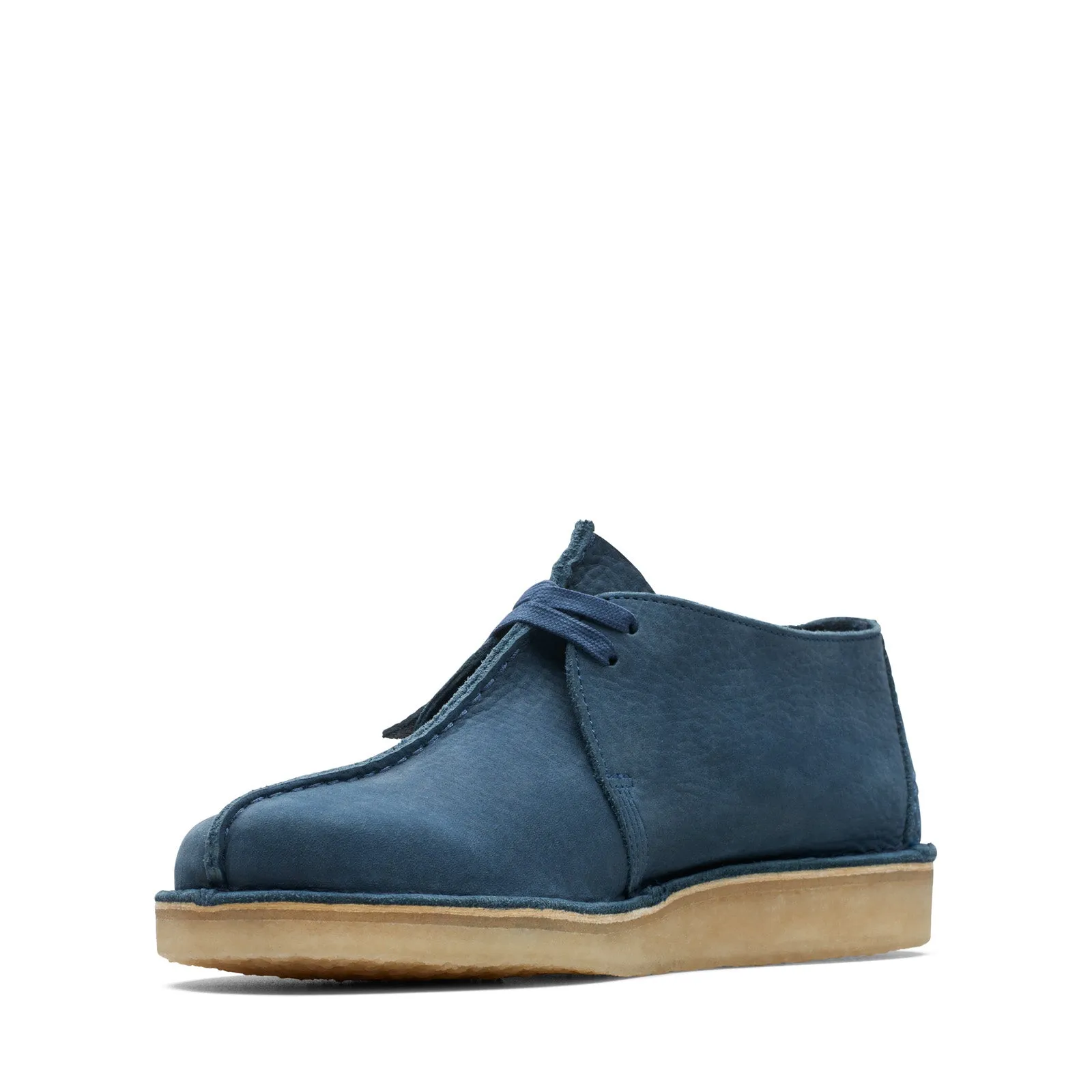 Clarks Originals Desert Trek Men's Blue Nubuck Leather 26170134