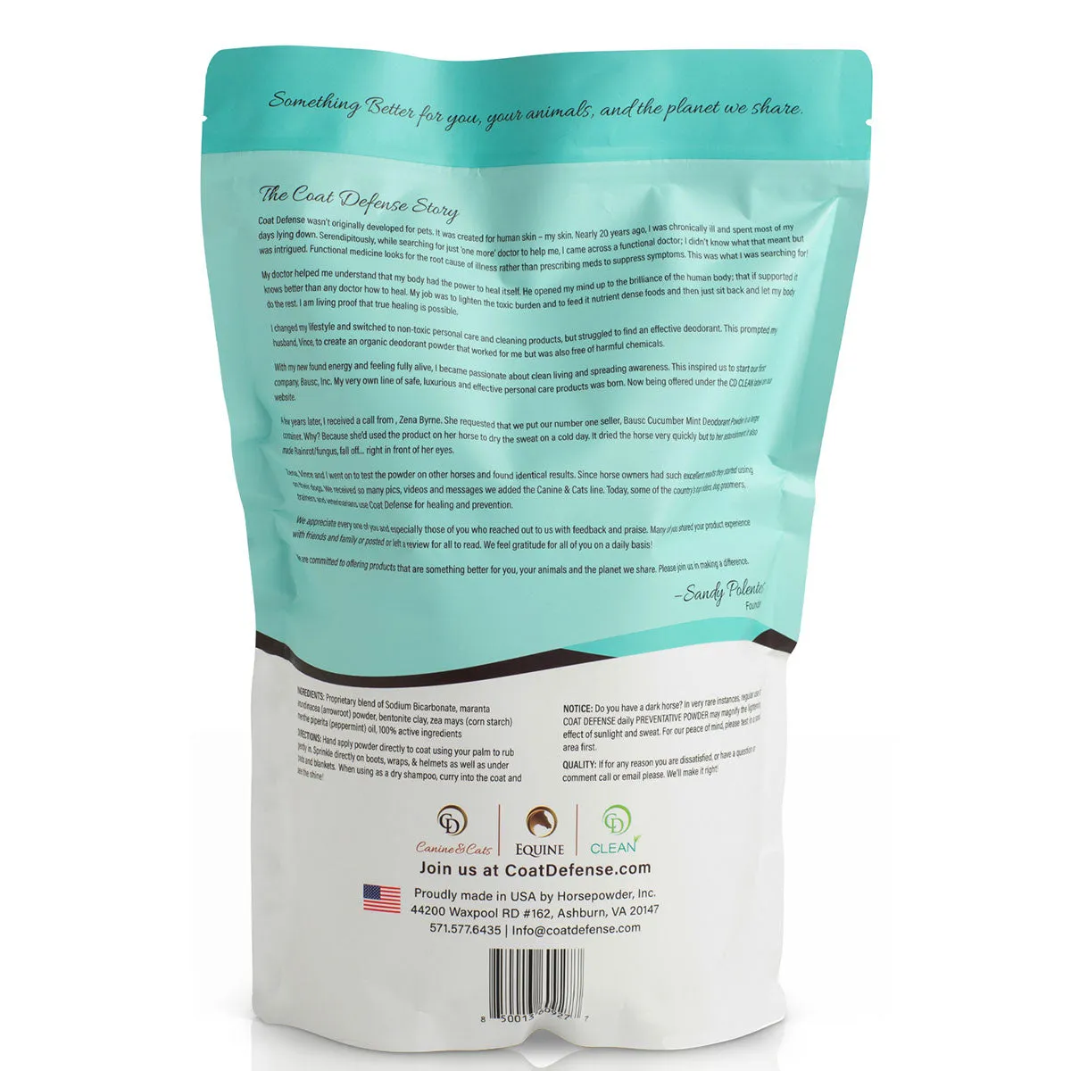Coat Defense Daily Prevent Powder Refill Bag 4 lb
