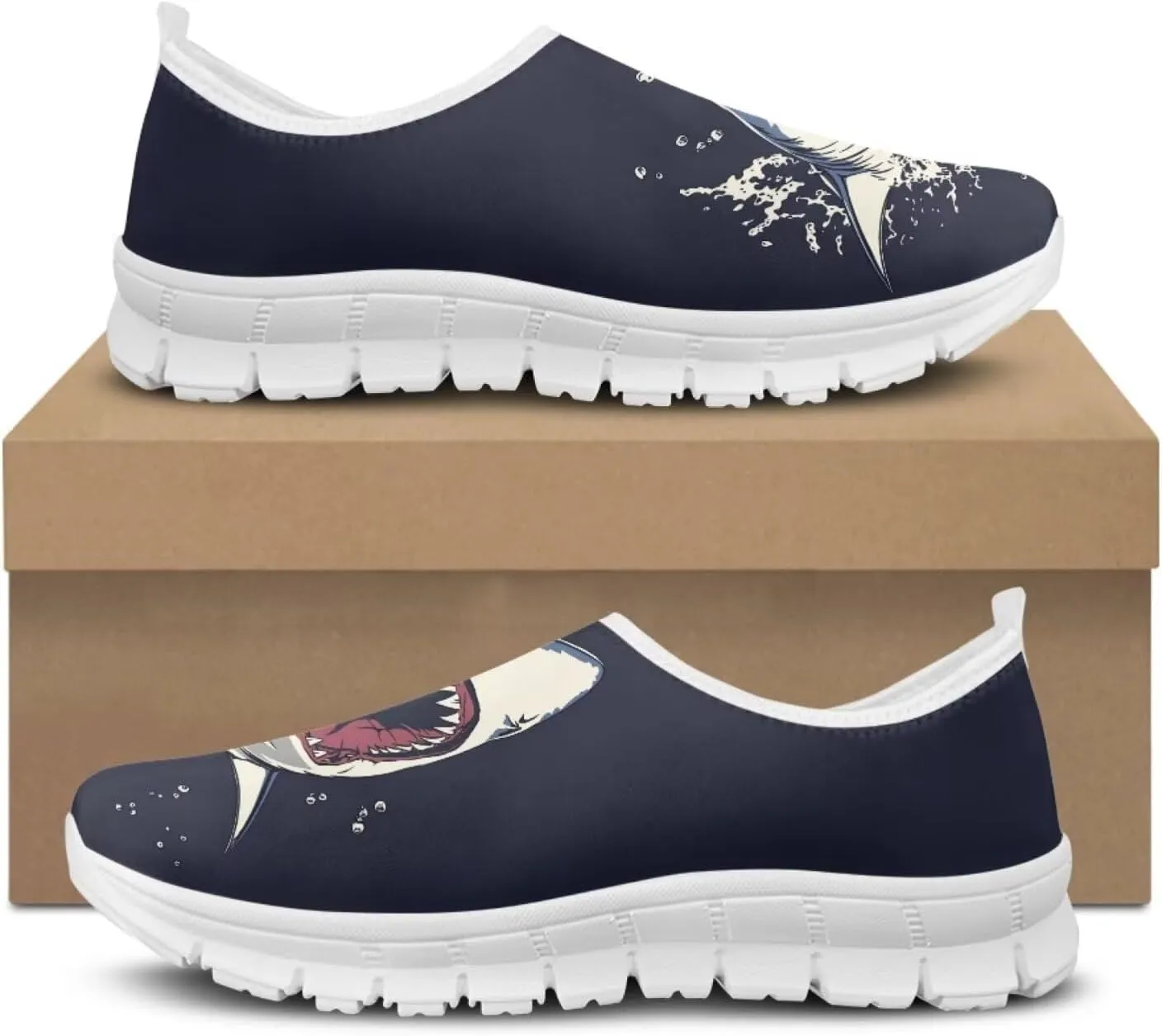 Coloranimal Flats for Women Walking Shoes Casual Flats Comfortable Travel Shoes Women's Road Runnning Shoes Casual Womens Footwear