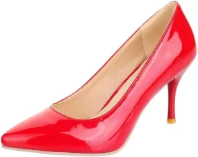 High Heels for Women Pointed high Heels Size Size Women's Patent Leather Shoes