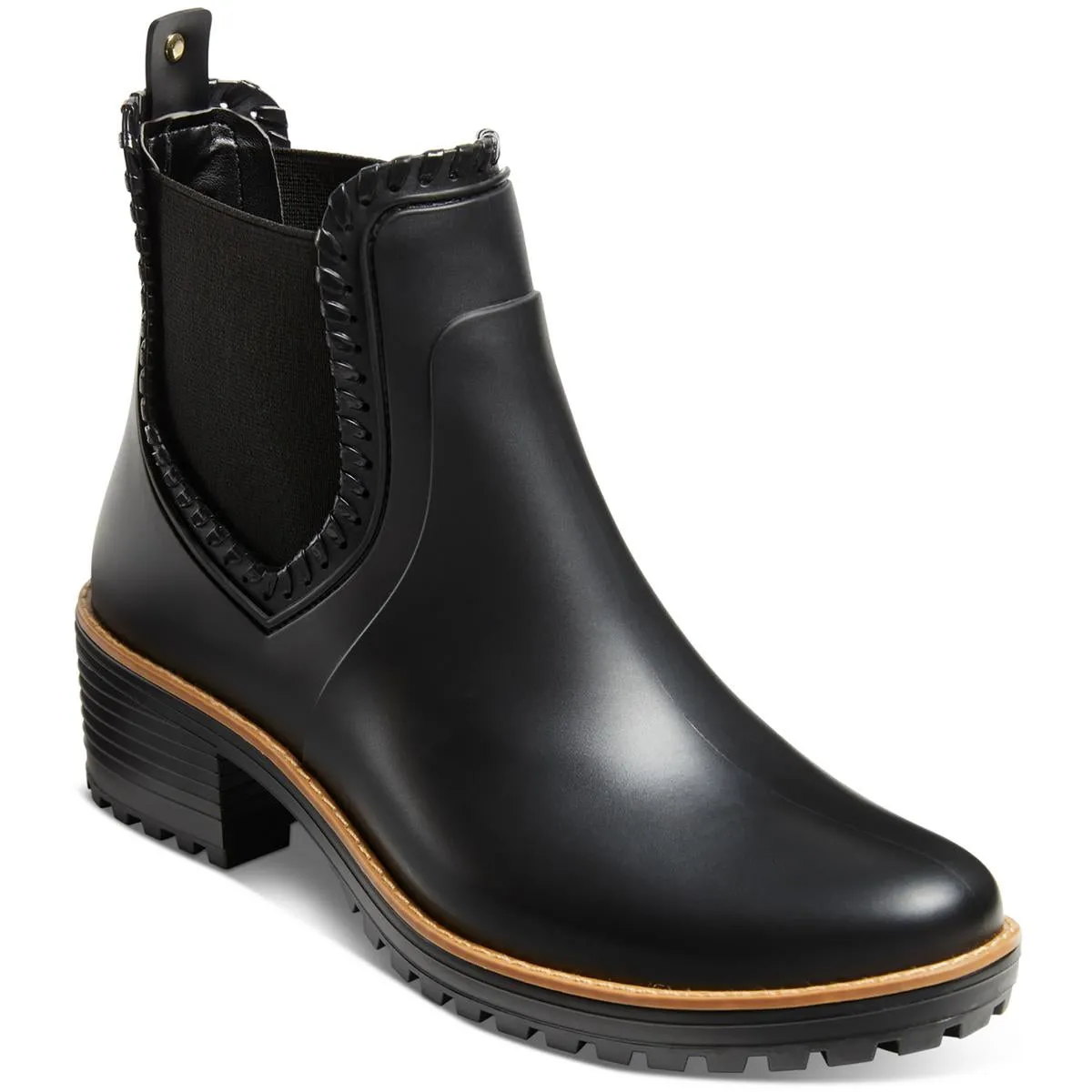 Jack Rogers Womens ELLIE RAINBOOT Ankle Boots Lugged Sole Rain Boots
