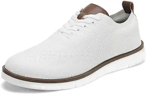 KESCOO Men's Casual Dress Shoes Comfortable Oxfords Fashion Business Footwear Mesh Walking Sneakers