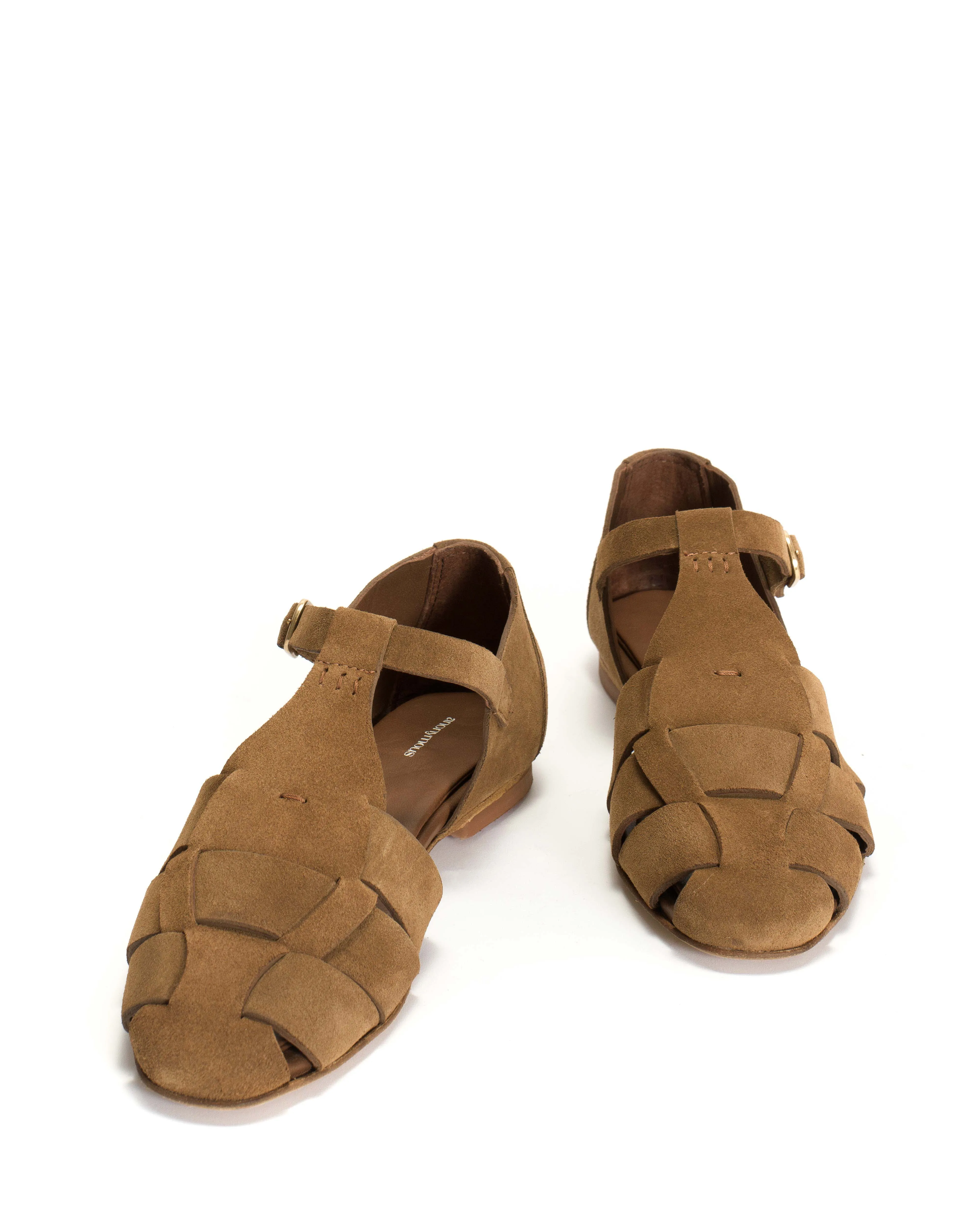 Lain flats Calf suede Cinnamon