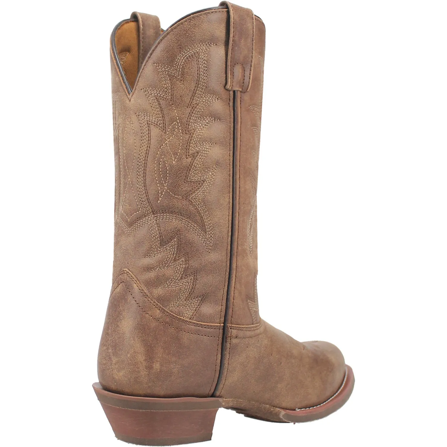 Laredo Mens Weller Tan Leather Western Work Boots 11.5 D