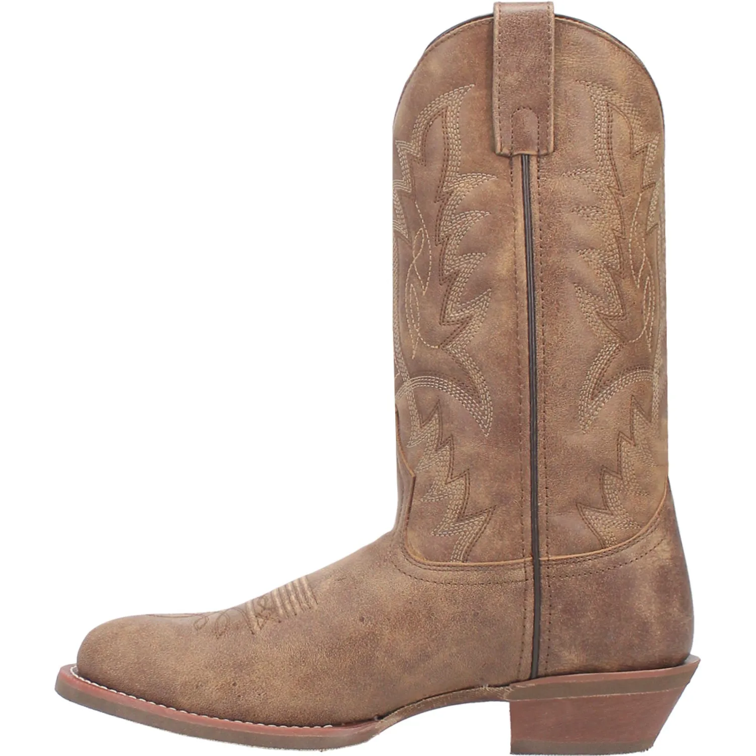 Laredo Mens Weller Tan Leather Western Work Boots 11.5 D