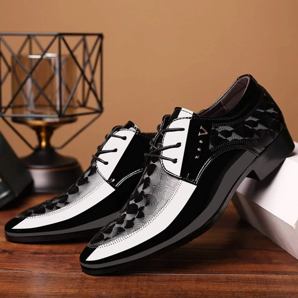 Men Male Shoes Shoe Lace Shoes Casual Leather Business Suit Comfortable Dress Men's Leather Shoes Shoes Men All Leather
