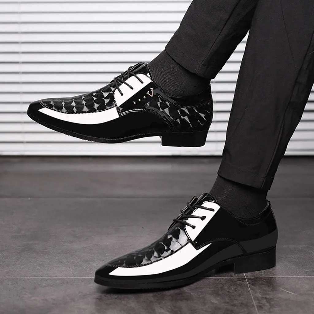 Men Male Shoes Shoe Lace Shoes Casual Leather Business Suit Comfortable Dress Men's Leather Shoes Shoes Men All Leather