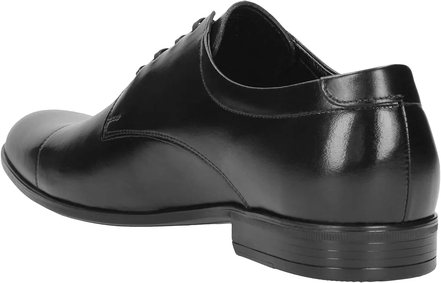 Men's Leather Shoes - Classic Lace-Up Business Smooth Leather Pointe Shoes All Season Shoes