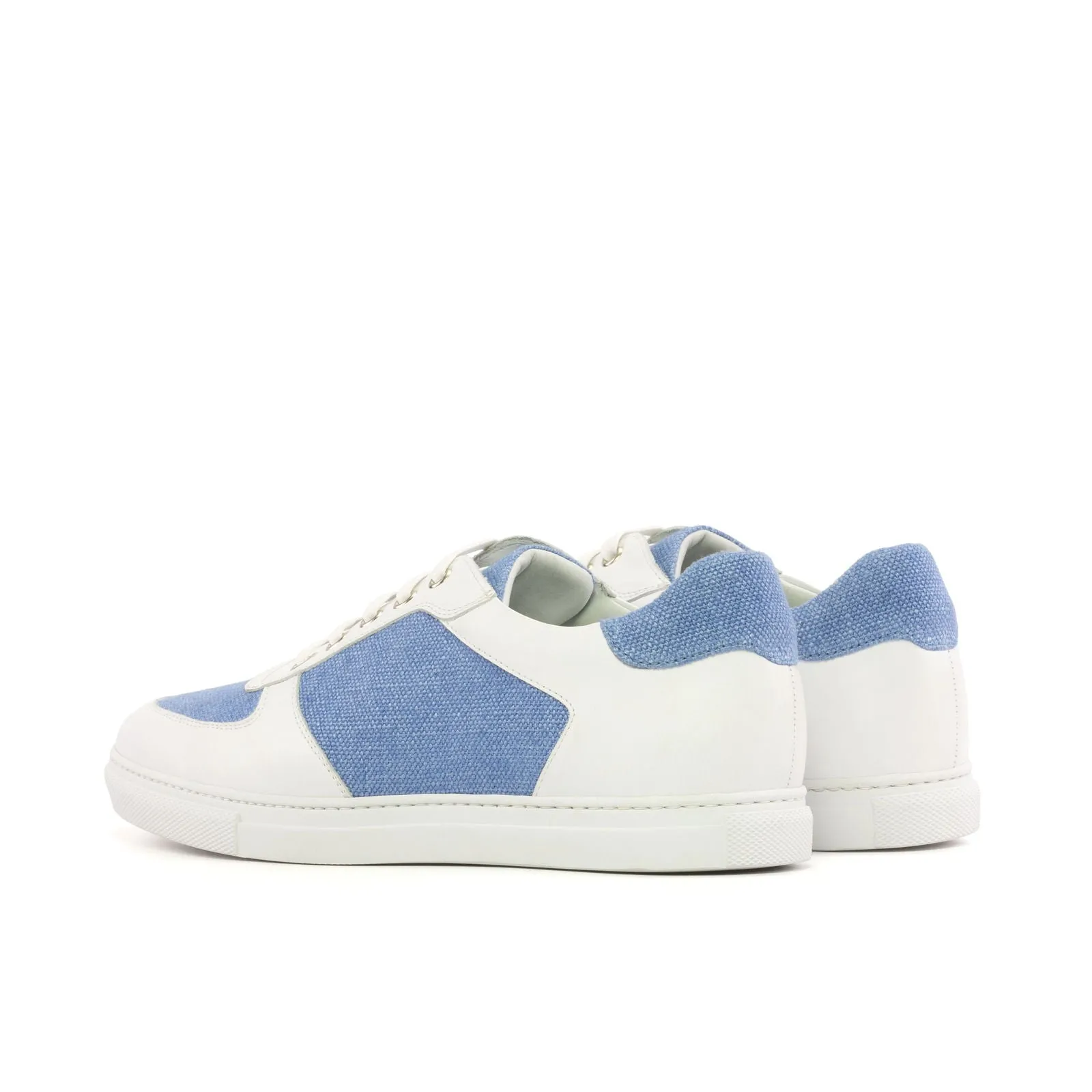 Men's Low Top Trainer Shoes Wide Blue 5621