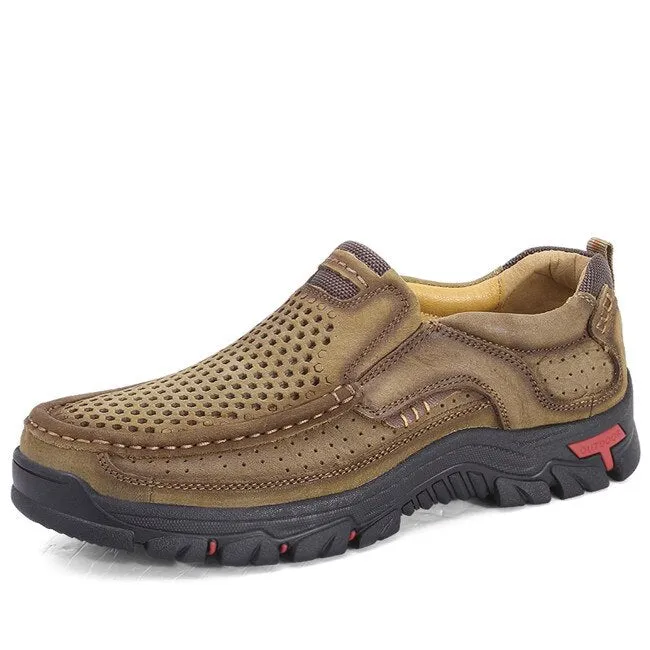 MIXIDELAI Genuine Leather Men Shoes England Trend Male Footwear Set Foot Men's Casual Outdoors Man Flats Work Shoes Large Size48