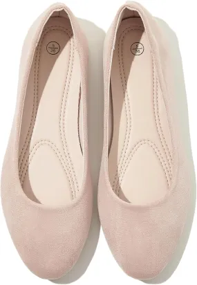 Shupua Flats for Women Round Toe Flat Shoes Dressy Black Ballet Flats Comfortable Womens Dress Shoes Ballerina Flats for Work