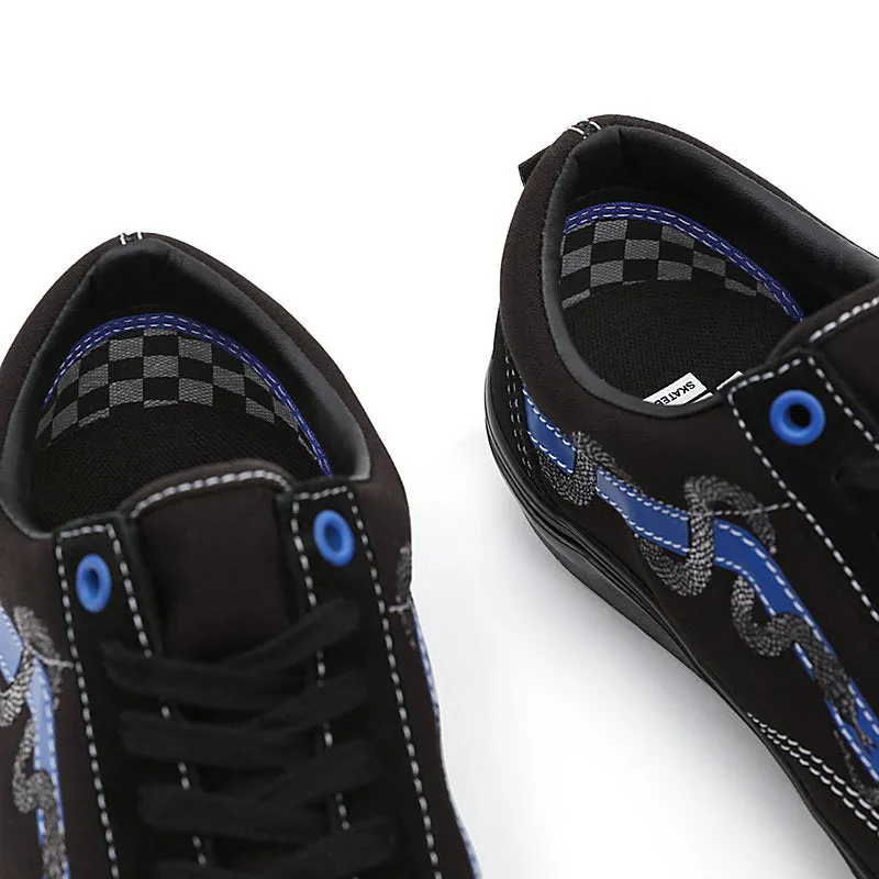 Vans Breanna Geering Skate Old Skool Skateboard Shoe - Blue/Black