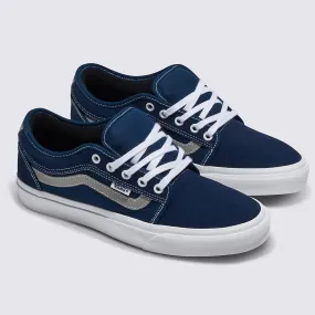 Vans Chukka Low Sidestripe Skateboard Shoe - Navy/Grey