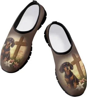 Women's Slip On Loafers Casual Cut Arch Support Walking Shoes Breathable Lightweight Sports Workout Footwear