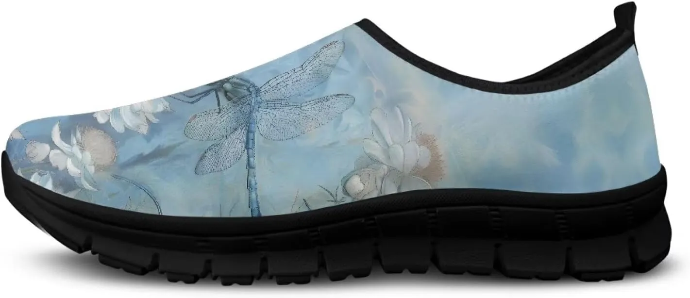 Women's Slip On Sneakers Casual Loafers Lightweight Tennis Footwear Comfort Soft Walking Shoes
