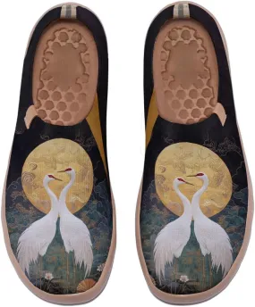 Women's Unique Art Slip-On Shoes Illustrations Casual Loafers Lightweight Comfortable Travel Footwear