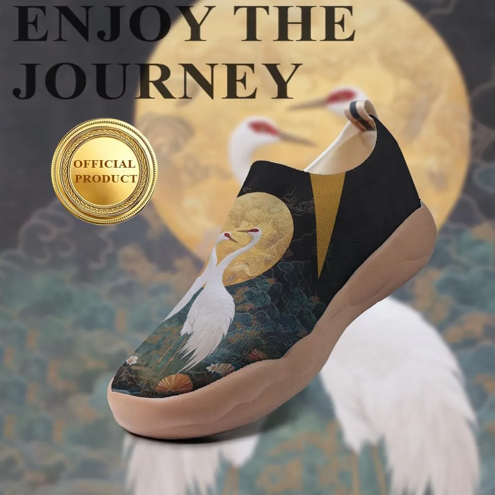 Women's Unique Art Slip-On Shoes Illustrations Casual Loafers Lightweight Comfortable Travel Footwear